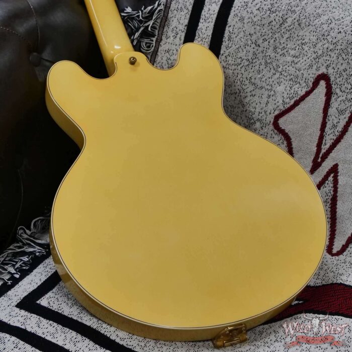 Gibson Custom Shop M2M 1959 ES-355 Reissue with Bigsby Murphy Lab Ultra Light Aged Heavy Antique White 8.95 lbs - Image 6