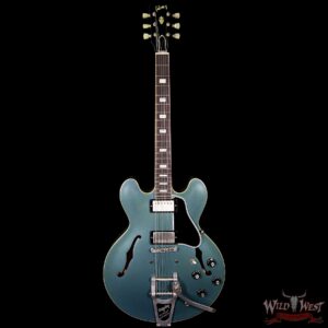 Gibson Memphis ES-335 Anchor Stud 2018 VOS Bigsby Antique Pelham Blue - Image 5