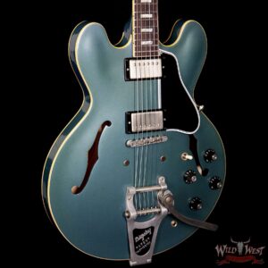 Gibson Memphis ES-335 Anchor Stud 2018 VOS Bigsby Antique Pelham Blue - Image 4