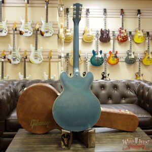 Gibson Memphis ES-335 Anchor Stud 2018 VOS Bigsby Antique Pelham Blue - Image 12