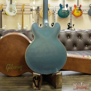 Gibson Memphis ES-335 Anchor Stud 2018 VOS Bigsby Antique Pelham Blue - Image 13
