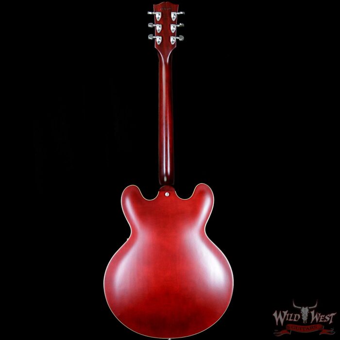 Gibson Memphis ES-335 Satin 2018 Rosewood Fingerboard Wine Red - Image 6