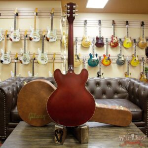 Gibson Memphis ES-335 Satin 2018 Rosewood Fingerboard Wine Red - Image 13