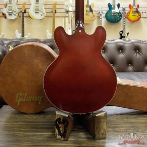 Gibson Memphis ES-335 Satin 2018 Rosewood Fingerboard Wine Red - Image 14