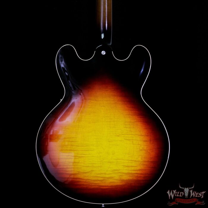 Gibson Memphis Limited 1 of 200 ES-335 Figured Slim Neck Sunset Burst - Image 7