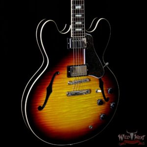 Gibson Memphis Limited 1 of 200 ES-335 Figured Slim Neck Sunset Burst - Image 4