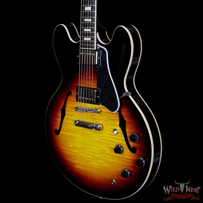Gibson Memphis Limited 1 of 200 ES-335 Figured Slim Neck Sunset Burst - Image 2