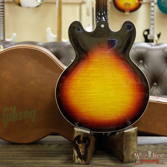 Gibson Memphis Limited 1 of 200 ES-335 Figured Slim Neck Sunset Burst - Image 15