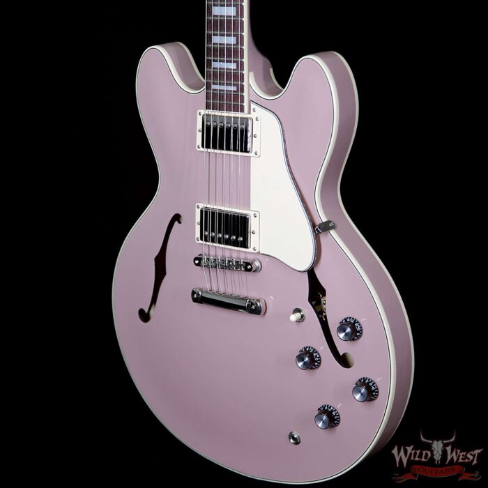 2018 Gibson ES-335 Big Block Retro Mid-Century Modern Horsepower Limited Wood Rose Metallic - Image 2