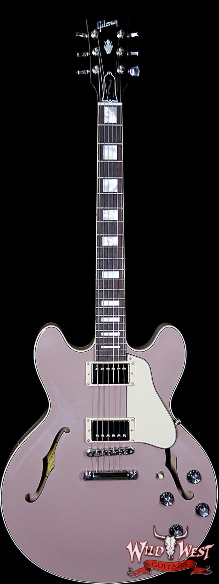2018 Gibson ES-335 Big Block Retro Mid-Century Modern Horsepower Limited Wood Rose Metallic - Image 1