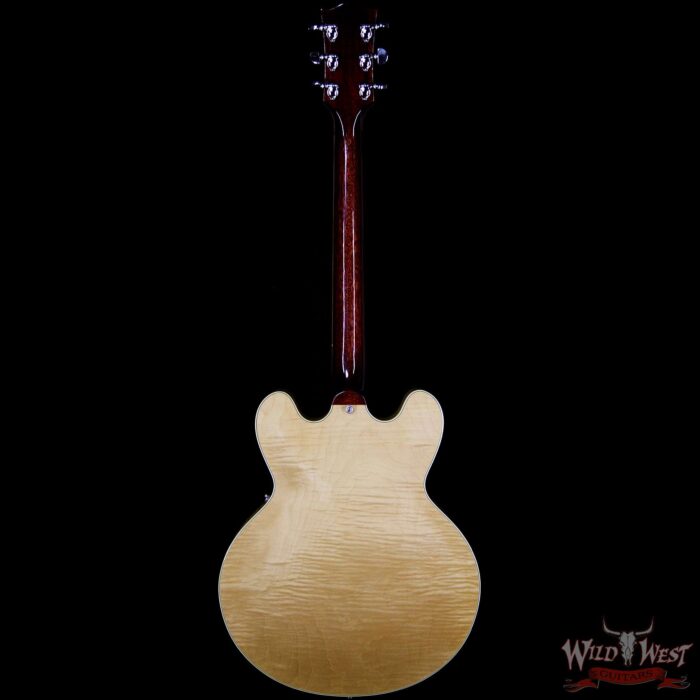 Gibson ES-355 Figured 2019 Dark Rosewood Fingerboard Vintage Natural - Image 5