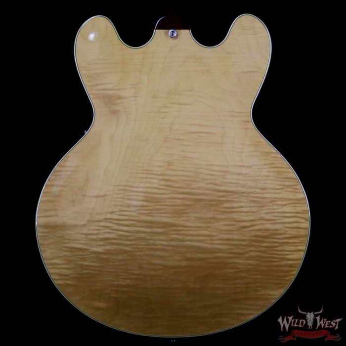 Gibson ES-355 Figured 2019 Dark Rosewood Fingerboard Vintage Natural - Image 6