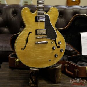 Gibson ES-355 Figured 2019 Dark Rosewood Fingerboard Vintage Natural - Image 12
