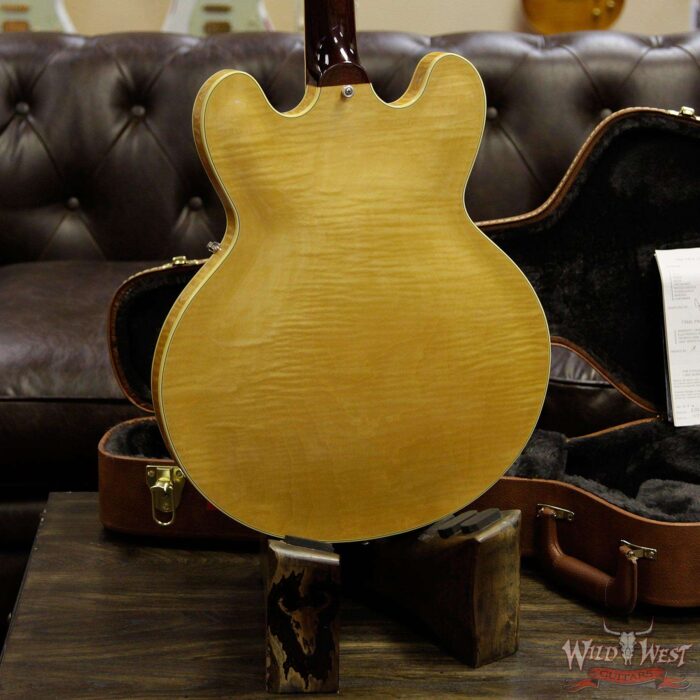 Gibson ES-355 Figured 2019 Dark Rosewood Fingerboard Vintage Natural - Image 14