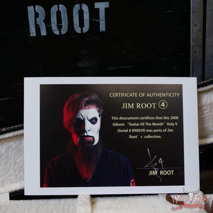 Jim Root Collection 2008 Gibson “Guitar Of The Month” Holy V - Image 12