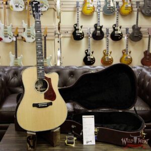 2018 Gibson Montana Hummingbird Rosewood AG Square Shoulder Cutaway Electric-Acoustic Antique Natural - Image 11