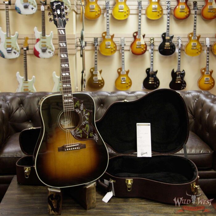 Gibson Montana Hummingbird Vintage Sunburst Electric-Acoustic Guitar - Image 7