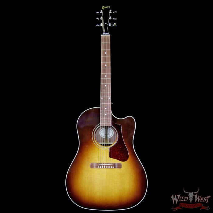 Gibson Montana J-45 AG Cutaway Walnut Fingerboard Maple Neck Walnut Burst Electric-Acoustic - Image 4