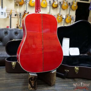 Gibson Montana Frank Hannon Love Dove Electric-Acoustic Vintage Cherry Sunburst Signed by Frank Hannon - Image 10