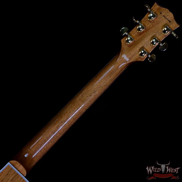 Gibson Custom Shop M2M Hand Selected 5A Quilt Maple Top Les Paul Custom Ebony Board with Tree of Life Inlay Chablis Pink - Image 5