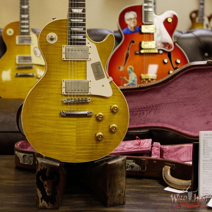 Gibson Custom Shop Standard Historic Les Paul R8 Aged Lemon Burst 1958 Reissue 8.50 Pounds - Image 13