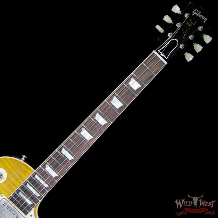 Gibson Custom Shop Standard Historic Les Paul R8 Aged Lemon Burst 1958 Reissue 8.50 Pounds - Image 9