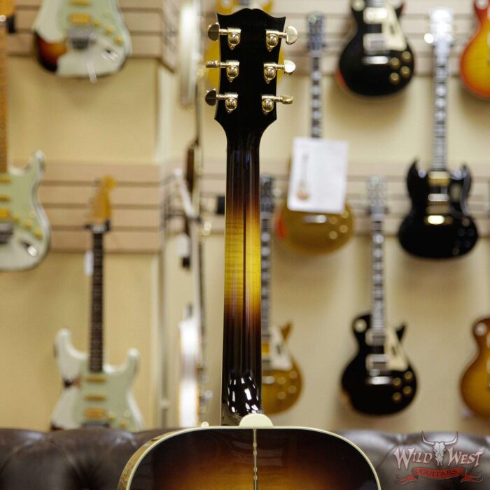 Gibson SJ-200 Standard Electric-Acoustic Guitar Vintage Sunburst - Image 9