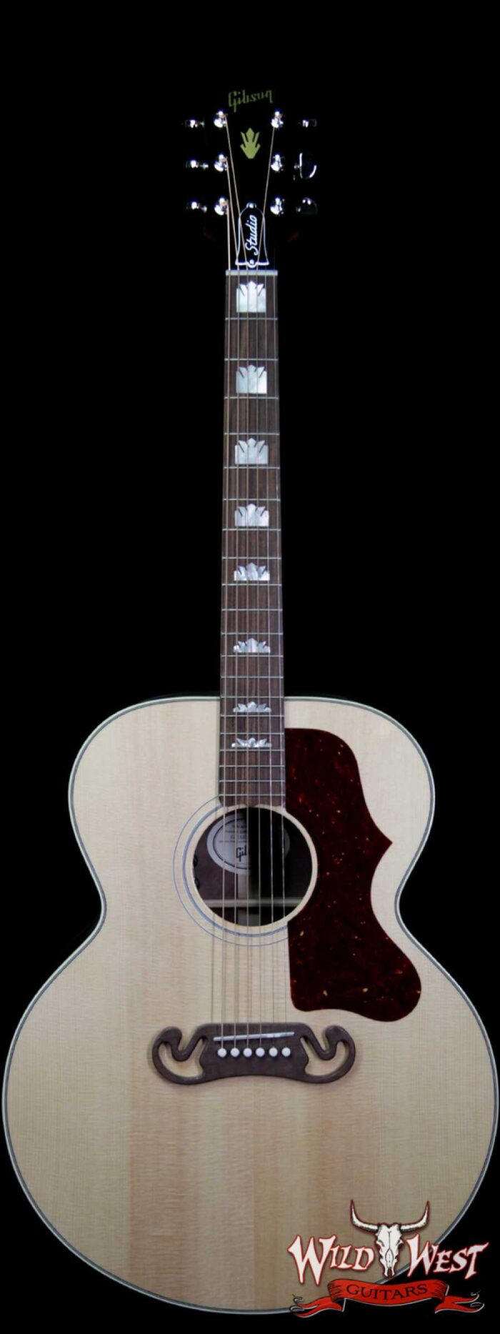 Gibson Montana SJ-200 Studio Walnut Natural Electric-Acoustic Guitar LR Baggs - Image 1