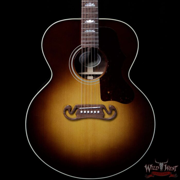 Gibson Montana SJ-200 Studio Walnut Burst Electric-Acoustic Guitar - Image 2