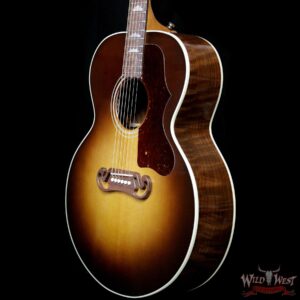 Gibson Montana SJ-200 Studio Walnut Burst Electric-Acoustic Guitar - Image 3