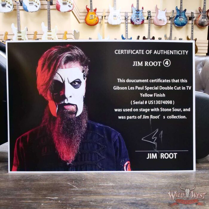 Jim Root Collection 2013 Gibson Les Paul Special Double Cut TV Yellow 6.95 LBS - Image 14