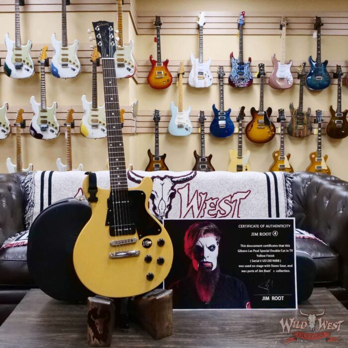 Jim Root Collection 2013 Gibson Les Paul Special Double Cut TV Yellow 6.95 LBS - Image 6