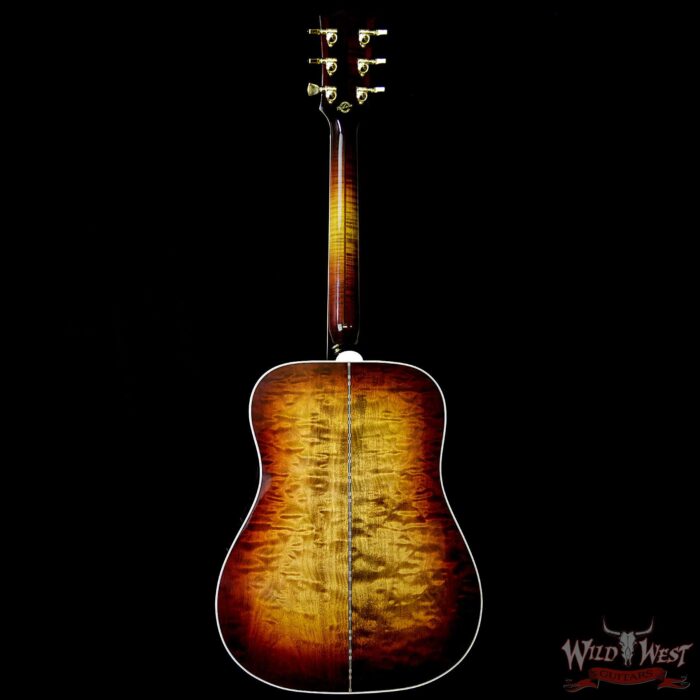 2018 Gibson Custom Shop Wildfirebird Hummingbird Quilt Maple Side & Back Flame Maple Neck Wildfire Burst - Image 6
