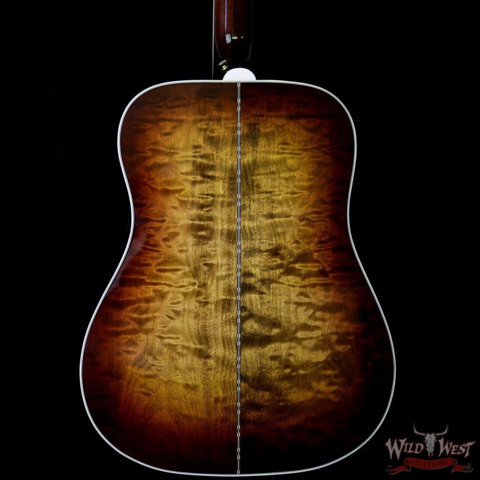 2018 Gibson Custom Shop Wildfirebird Hummingbird Quilt Maple Side & Back Flame Maple Neck Wildfire Burst - Image 7