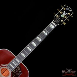 2018 Gibson Custom Shop Wildfirebird Hummingbird Quilt Maple Side & Back Flame Maple Neck Wildfire Burst - Image 8