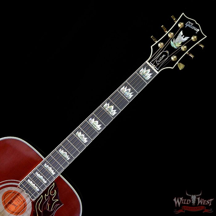 2018 Gibson Custom Shop Wildfirebird Hummingbird Quilt Maple Side & Back Flame Maple Neck Wildfire Burst - Image 8