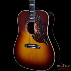 2018 Gibson Custom Shop Wildfirebird Hummingbird Quilt Maple Side & Back Flame Maple Neck Wildfire Burst - Image 2