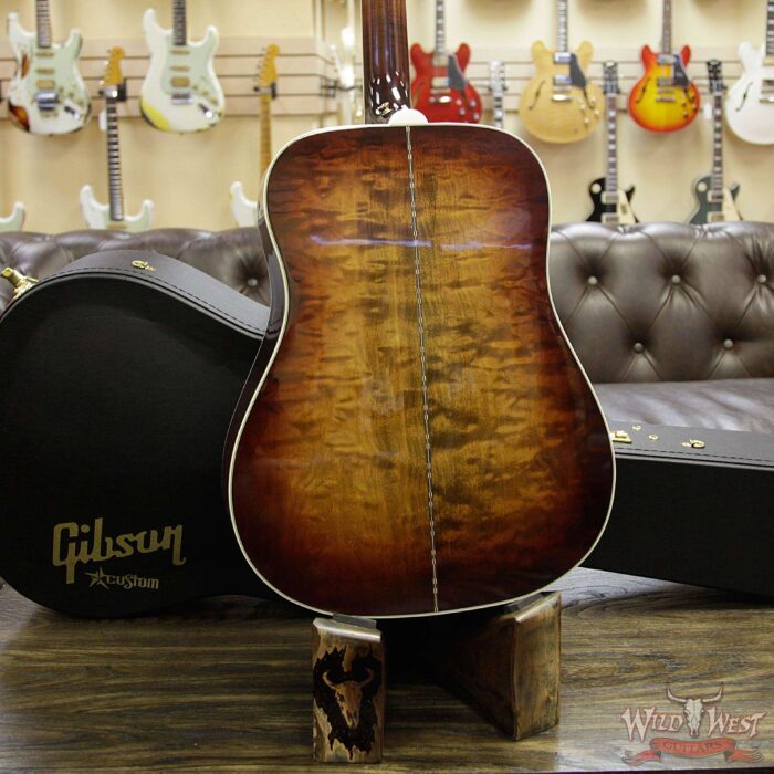 2018 Gibson Custom Shop Wildfirebird Hummingbird Quilt Maple Side & Back Flame Maple Neck Wildfire Burst - Image 15