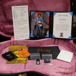 Gibson Custom Shop Jimi Hendrix 1967 SG Custom Aged Polaris White - Image 14