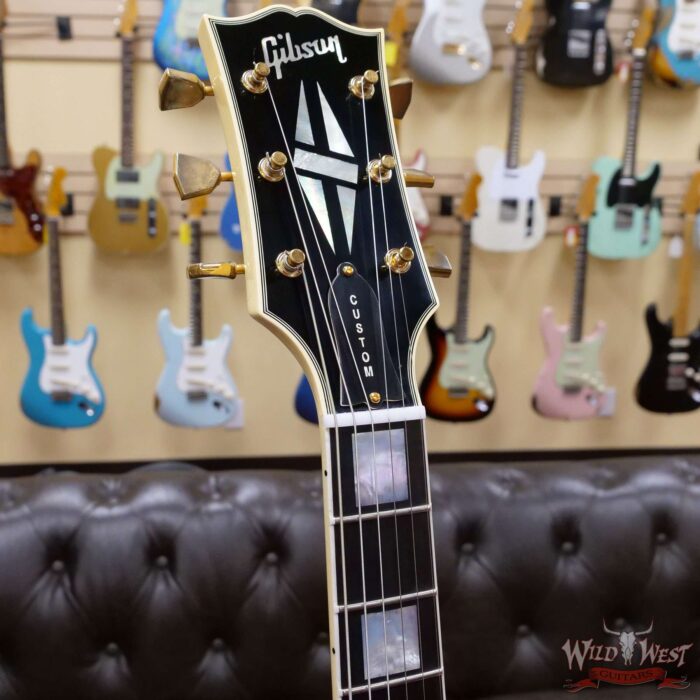 Gibson Custom Shop Jimi Hendrix 1967 SG Custom Aged Polaris White - Image 7