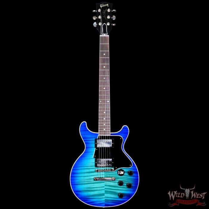 Gibson Custom Shop Les Paul Special Double Cut Figured Top Blue Burst 7.90 LBS - Image 3