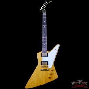 Gibson Custom Shop 1958 Korina Explorer Reissue Natural (White Pickguard) - Image 3
