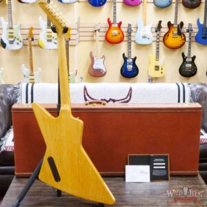 Gibson Custom Shop 1958 Korina Explorer Reissue Natural (White Pickguard) - Image 9