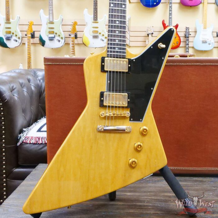 Gibson Custom Shop 1958 Korina Explorer Reissue (Black Pickguard) - Image 8
