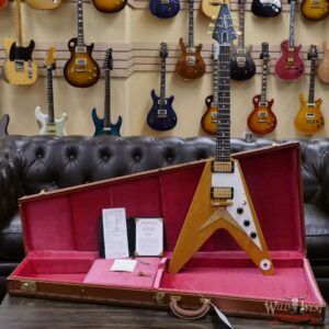Gibson Custom Shop Limited 1 of 81 the 1958 Korina Flying V Brazilian Rosewood Board Murphy Lab Aged - Image 7