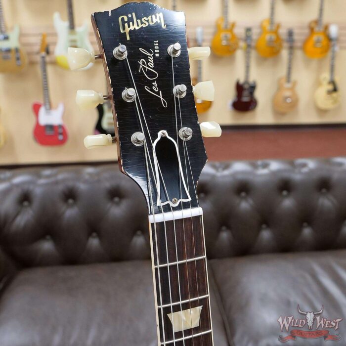 Gibson Custom Shop M2M Hand Selected 1958 Les Paul Standard ‘58 Reissue R8 Heavy Aged Cherry Sunburst (First Standard Color) 8.20 LBS - Image 7