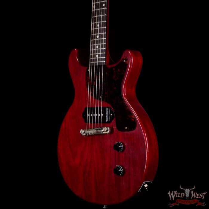 Gibson Custom Shop 1958 Les Paul Junior Double Cut Reissue VOS Cherry Red - Image 2