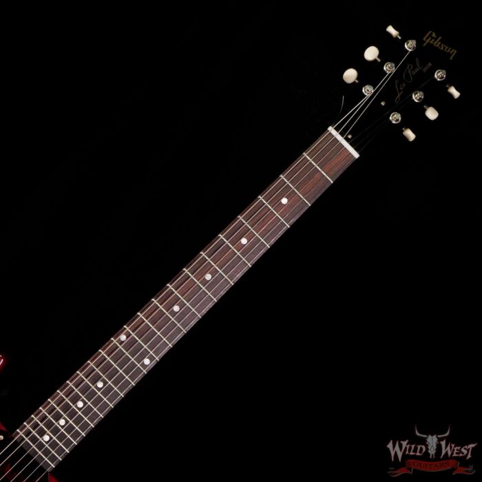 Gibson Custom Shop 1958 Les Paul Junior Double Cut Reissue VOS Cherry Red - Image 4