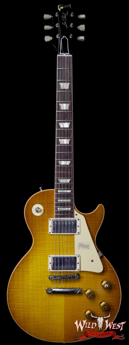 Gibson Custom Shop M2M 1958 Les Paul Standard Reissue Aged Lemon Burst 8.35 lbs