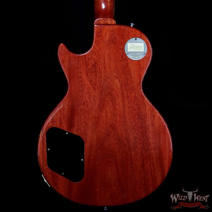 Gibson Custom Shop Historic 1959 Les Paul Light Aged Hand Selected Killer Top Brazilian Rosewood Board Royal Teaburst 8.75 LBS - Image 6